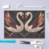Elegante Art Deco Seidenpapier (Handwerk)