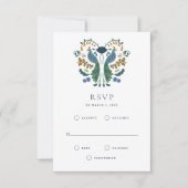 Elegante Art Deco UAWG Einblick in das Leben RSVP Karte (Vorderseite)