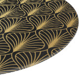 Elegante Art Deco: Vintag Abstrakt Schneidebrett (Ecke)