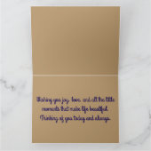 Elegante Art Deco Wine tasting in der Fattoria Mon Karte (Innenseite)