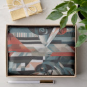 Elegante Art Deko Lady Seidenpapier (Geschenk)