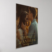 Elegante Art Foto Hochzeit Foliendrucke (Ablage )