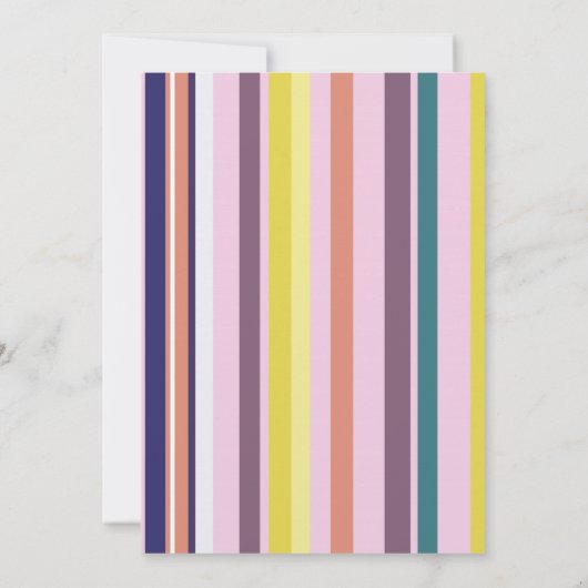 Elegante Art Hochzeit Einladung (Rückseite)