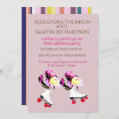 Elegante Art Hochzeit Einladung (Vorne/Hinten)