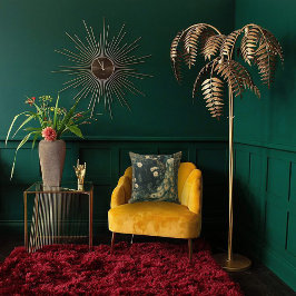 Elegante Art Nouveau Peacock Kissen