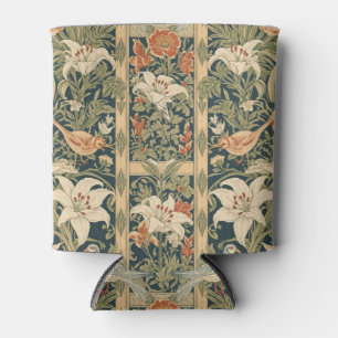 Elegante Art Nouveau Vintage Botanische Kunst Lili Dosenkühler