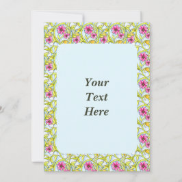 Elegante Art Nouveau Watercolor Einladung