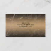 Elegante Art Visitenkarte (Rückseite)
