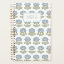 Elegante Arts & Crafts inspirierte blaue grüne Blu