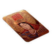 Elegante Asian Lady Magnet (Rechte Seite)