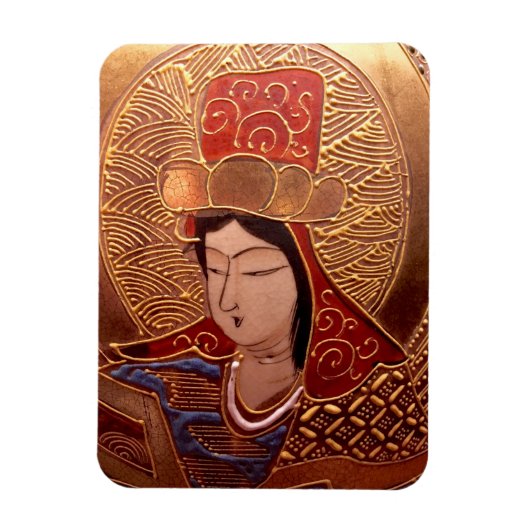 Elegante Asian Lady Magnet (Vertikal)