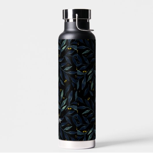 Elegante Äste und Beeren Trinkflasche (Links)