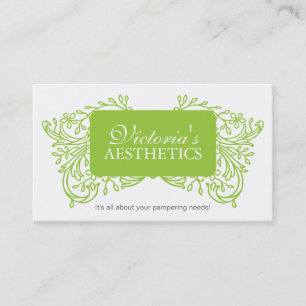 Elegante Ästetiker-Visitenkarte Visitenkarte