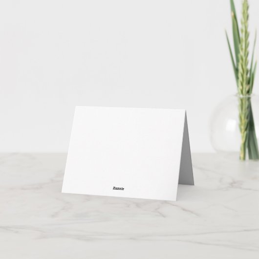 Elegante ästhetische Minimalistisch Danke an Faltk (Rückseite)