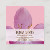 Elegante Atemberaubende Visitenkarten Quadratische Visitenkarte (Vorderseite)