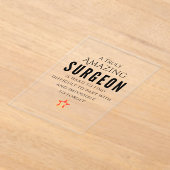 Elegante Aufwertung des Chirurgen - Akronische Ein Acryleinladungen (Ablage )