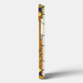 Elegante, aus Glas bestehende rote Blume Case-Mate iPhone Hülle (Rückseite / Links)