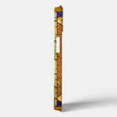 Elegante, aus Glas bestehende rote Blume Case-Mate iPhone Hülle (Rückseite / Rechts)