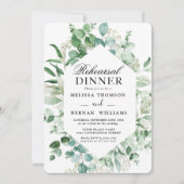 Elegante Autobús de Ensayos de Invitación de Cena Einladung (Vorderseite)