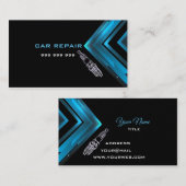 Elegante Autoreparatur Visitenkarte (Vorne/Hinten)