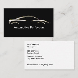 Elegante Autowerkstatt für coole Autos Visitenkarte