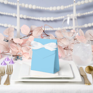 Elegante Baby-Blau-Zelt-Partygeschenkbox Geschenkschachtel