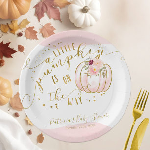 Elegante Baby-Party-Tischdecken aus Papier mit Kür Pappteller