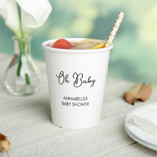 Elegante Babyparty-Kaffee Pappbecher