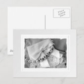 Elegante Babysachen Postkarte (Vorne/Hinten)