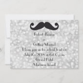 Elegante Bachelor Party Einladung mit Tuxedo (Rückseite)