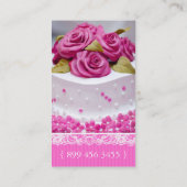 ELEGANTE BÄCKEREI-VISITENKARTE DES KUCHEN-%PIPE% VISITENKARTE (Rückseite)