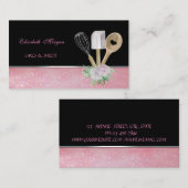 Elegante Bäckereihandwerkzeuge Visitenkarte (Vorne/Hinten)