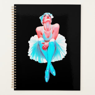 Elegante Ballerina-Wandkunst – Anmutiger Ballettta Planer