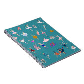 Elegante Balletttänzer Notizblock (Rechte Seite)