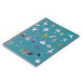 Elegante Balletttänzer Notizblock (Linke Seite)