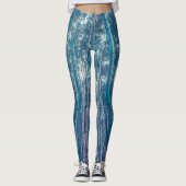 Elegante BambusLeggings der waldgrafik-| Leggings (Vorderseite)