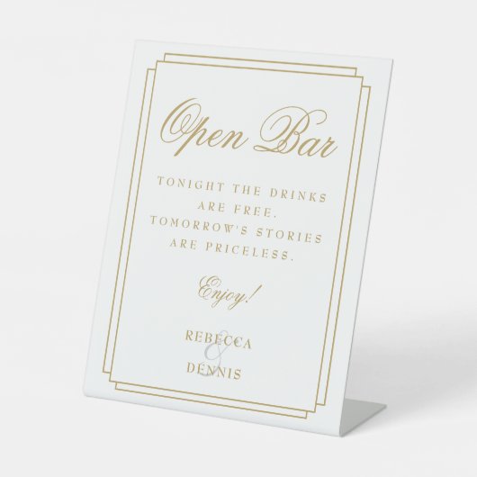 Elegante Bar Settecentesimo Sockelschild (Vorderseite)