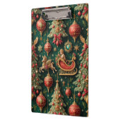 Elegante Barocke Weihnachtsklammer Klemmbrett (Links)