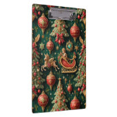 Elegante Barocke Weihnachtsklammer Klemmbrett (Rechts)