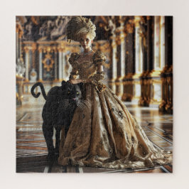 Elegante Barockfrauen mit Black Pantha Puzzle