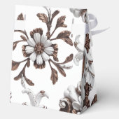 Elegante Barockhochzeit Geschenkschachtel (Rückseite)