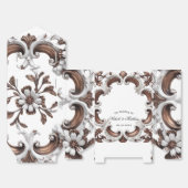 Elegante Barockhochzeit Geschenkschachtel (Ungefaltet)