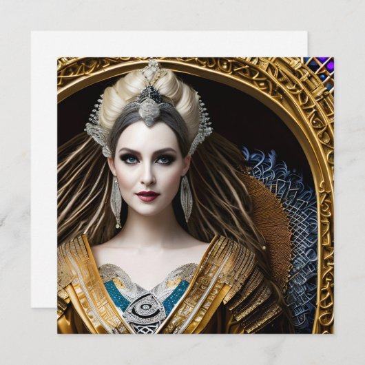 Elegante Barockkönigin (Vorne/Hinten)