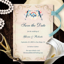 Elegante Baroque Hummingbird Old Mexico Wedding