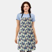 Elegante Bäume Schürze (Getragen)