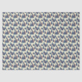 Elegante Bäume Seidenpapier (Vorderseite)