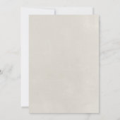 Elegante Baumzweige Hochzeiten Einladung (Rückseite)