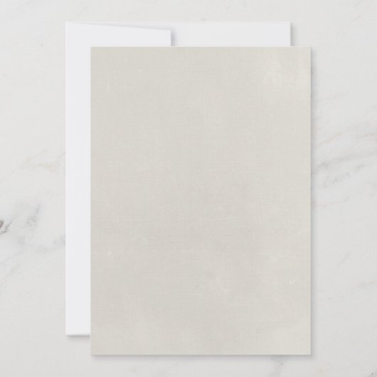 Elegante Baumzweige Hochzeiten Einladung (Rückseite)