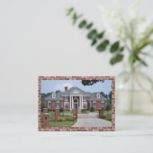 Elegante Bauweise / Real Anwesen Business Card Visitenkarte (Stehend Vorderseite)