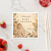 Elegante Beach-Boho-Baby-Party Serviette (Beispiel)